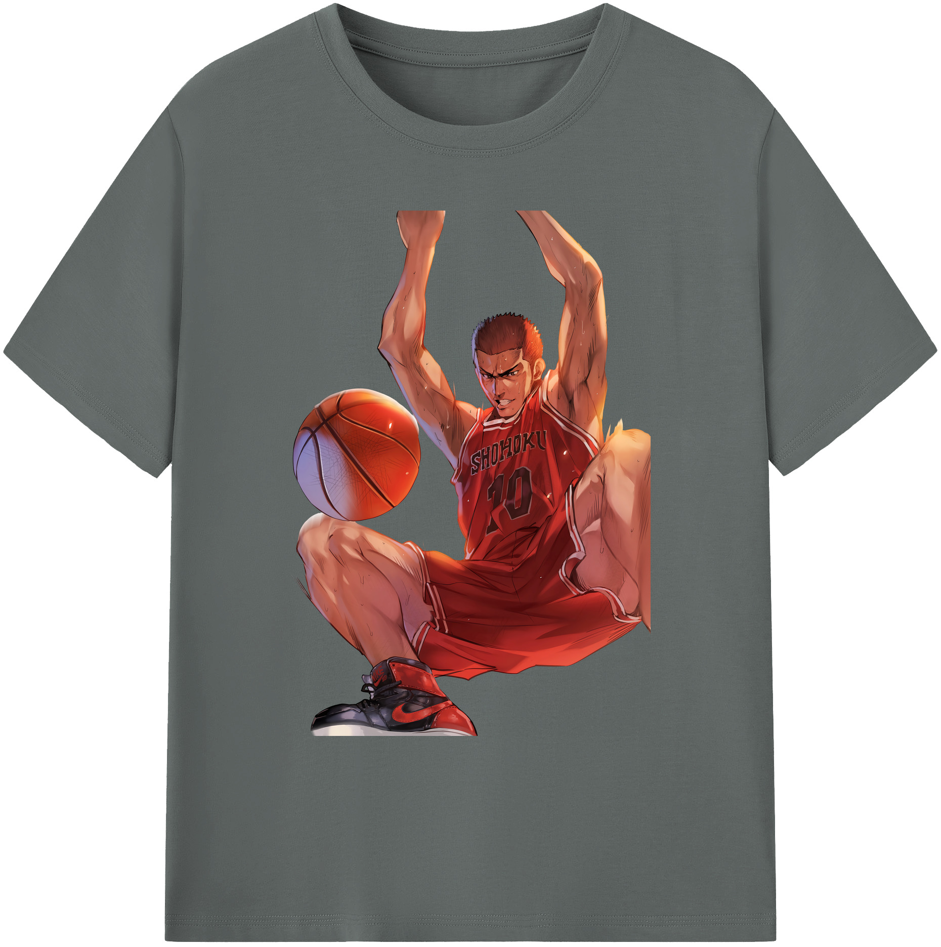 （画像用） SLAM DUNK／スラムダンク 綿100％ メンズ半袖Tシャツ｜肌触りやわらか＆通気性